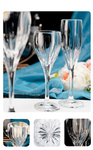 Vintage Firework Embossed Goblets Stemmed Red Wine Glasses <strong>Champagne</strong> <strong>Flutes</strong> - Product Image 6