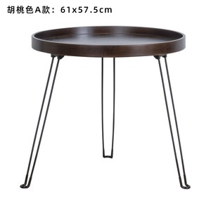 Table de loisirs pliante miniature ronde en bambou 61x57,5 cm, table de camping portable pour l'extérieur - Product Image 2