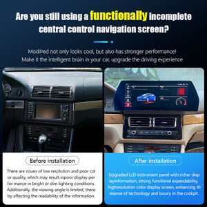Autoradio GPS <span class=keywords><strong>E39</strong></span> 1995-2003 avec <span class=keywords><strong>double</strong></span> écran 2 <span class=keywords><strong>Din</strong></span>, processeur octa-core, processeur quad-core Android 8 cœurs, appareil Bmnt Headunit, Carplay - Product Image 3
