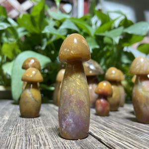 Vente flash : Bâtonnet de massage Gua Sha en forme de champignon pour les yeux et le visage, <span class=keywords><strong>baguette</strong></span> en cristal naturel, artisanat populaire, pierres de guérison, pierres traditionnelles religieuses - Product Image 4