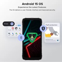Version Globale DOOGEE Blade10 Energy Téléphone Robuste LTE Ultra-fin Android 15 Batterie 6150 mAh Écran 6,56'' 90Hz Charge Sans Fil