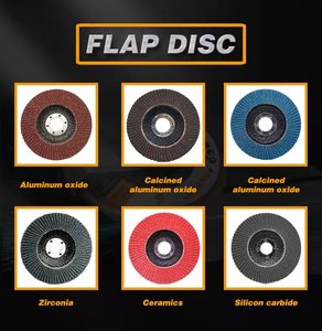 Disco de Láminas de Zirconia de 115x22mm (4-1/<span class=keywords><strong>2</strong></span> pulgadas), <span class=keywords><strong>Discos</strong></span> de Óxido de Aluminio, Disco de Láminas Convexo de 125mm T29 P40, Muelas Abrasivas - Product Image 5