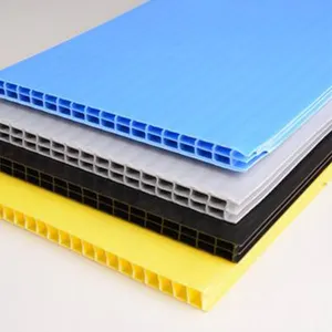 地板保护不同颜色Pp塑料中空板Pp中空塑料Fomwork板模板塑料板