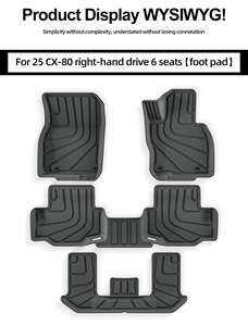 Tapis de sol de voiture personnalisés écologiques à texture diamantée, antidérapants, avec rainures profondes en caoutchouc pour <span class=keywords><strong>Honda</strong></span> <span class=keywords><strong>HR</strong></span>-<span class=keywords><strong>V</strong></span> et <span class=keywords><strong>Honda</strong></span> ZR-<span class=keywords><strong>V</strong></span> 2023 - Product Image 4