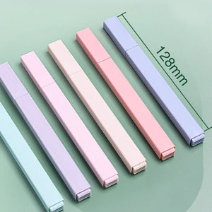 OEM Custom Low Moq <strong>Highlighter</strong> Rectangular Marker Cheap Macaron Pastel Colors <strong>Highlighter</strong> Pen Set - Product Image 6