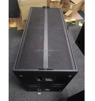 Double caisson de basses professionnel 18 ''haut-parleur en néodyme 1600w système de son Dj haut-parleur de caisson de basses actif de 18 pouces
