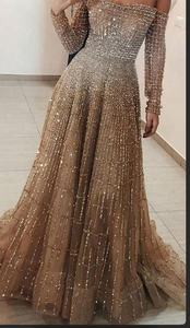 Diseño exclusivo con bordado pesado Hasta el suelo Ropa de noche de lujo Lehenga Choli para fiesta Boda-Acetato ATIYA LIBAS 2019 - Product Image 3