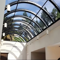 Très Grand Fenêtre de Toit Électrique à Cadre en Aluminium, Ouverture Automatique, Isolée et Anti-fuite, pour Villa de Luxe et Usage Commercial, Certifiée CE