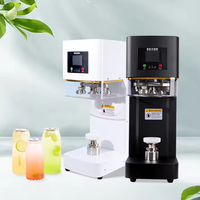 Machine à sceller les canettes automatique commerciale Machine à sertir les canettes de jus de soda pour café Machine à sceller les canettes de bière