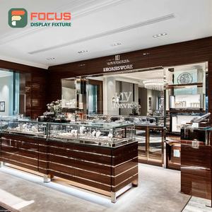 Sistema de Muebles Minimalistas para Joyería, Mostrador de Joyería con Superficie Pulida para Centro Comercial - Product Image 5