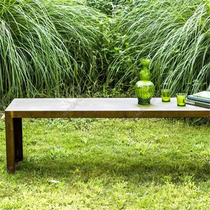 Venta al por mayor de mesas de acero de grado comercial para cafetería al aire libre - Product Image 3