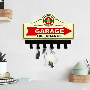 Người Đàn Ông Hang Động Tường Trang Trí Nội Thất Thời Gian Qua Dấu Hiệu Xăng Móc Chìa Khóa Cổ Điển Nhà Để Xe Dấu Hiệu Kim Loại Móc Chìa Khóa 14 "X9" Tin Đăng - Product Image 3