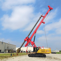 Foreuse rotative diesel FT d'occasion, diamètre 1100 mm, profondeur max. 25 m, mobilité sur chenilles, composants personnalisables, rotation 5-40 tr/min