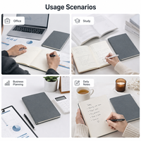 Carnet de notes A5 en similicuir personnalisable avec logo, journal à couverture rigide, agenda de planification d'entreprise, papeterie OEM