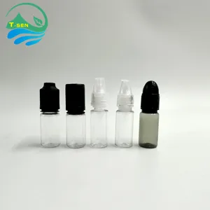 10ml PET Squeezable Liquid Dropper Bottle Kunststoff Kinder sichere Kappe Anti Leak Drop Bottle für Saftöl