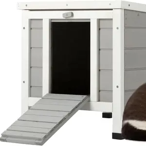 wooden outdoor pet dog cat luxury villa houses box indoor and furniture for pet dogs houses