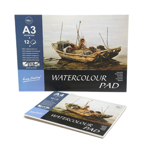 Giữ Nụ Cười Nhà Máy Cung Cấp 12 Tấm Xoắn Ốc Màu Nước Pad 300gsm Vẽ Cuốn Sách Phác Thảo Màu Nước Pad - Product Image 2