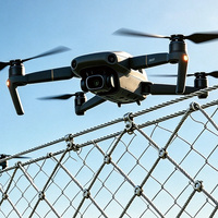 Filet de protection invisible flexible en corde tressée personnalisé pour l'interception des drones