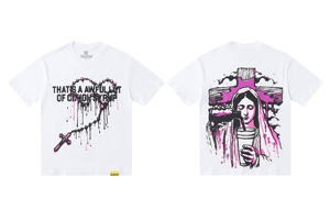 Nouveauté : T-shirts « THAT'S a AWFUL LOT of COUGH SYRUP » de haute qualité, 100 % coton, imprimés, surdimensionnés pour hommes - Product Image 2