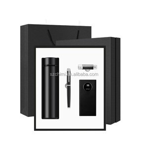Ngân hàng điện với màn hình dấu hiệu + chân không Flask + bút + USB Flash Drive Quà Tặng - Product Image 1