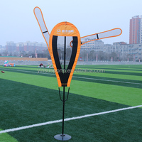 Mur d'entraînement de football pour coups francs, simulateur d'obstacles humanoïdes, équipement de football extérieur durable, filet en polyester 1,9 m