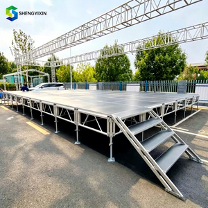 Piattaforma di fase in alluminio rimovibile portatile per concerto di nozze eventi di concerto modulare - Product Image 4