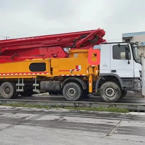 CONCRETE PUMP TRUCK Putzmeister 52m 56m 46m 42m 37M with benzz vol chassis HOWO Tipper truck 25t 40t 6x4 8x4 type