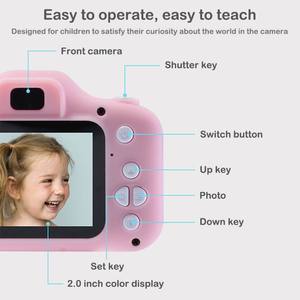Appareil photo pour enfants, mini appareil photo numérique pour enfants, jouets éducatifs, jouet de photographie en plein air, cadeaux, appareil photo <span class=keywords><strong>vidéo</strong></span> vintage pour petits enfants 1080P - Product Image 6