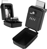 Boîte de rangement extérieure étanche antivol à combinaison, déverrouillage par mot de passe, grande capacité, housse de protection portable pour fenêtre de voiture