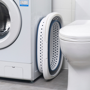 Panier à <span class=keywords><strong>linge</strong></span> pliable en plastique pour bébé, idéal pour les espaces restreints de la salle de bain ou des toilettes - Vente en gros - Product Image 6