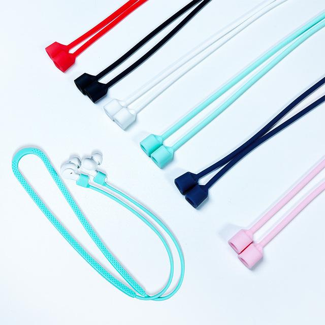 Universal Anti-Lost Strap for Airpods 1/2/3/Pro for Huawei FreeBuds Headphone Holder Rope Cable Headset Silicone Neck String