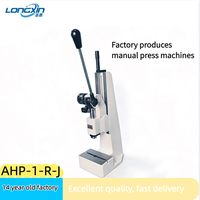 Machine de poinçonnage manuelle multifonctionnelle avec structure autobloquante et compteur intégré pour le formage de barquettes en aluminium
