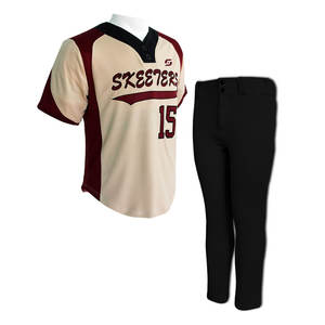 Uniforme de sport pour hommes, uniforme de Baseball, haut Ten produit personnalisé, respirant, pour jeunes - Product Image 6