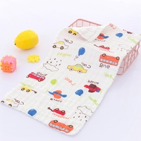 Vente en gros Serviettes bébé en mousseline de coton Serviette écologique en gaze de coton pour bébé Débarbouillettes en coton personnalisées Serviette bébé en mousseline
