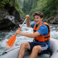 Pagaies télescopiques multifonctionnelles pour canoë et kayak, pagaie d'urgence orange en gros pour le canoë, la navigation de plaisance et le kayakage