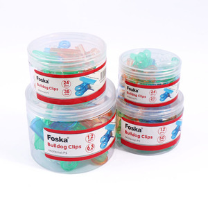Fournitures scolaires : Lot de 12 pinces à clip en plastique transparent de 2 pouces pour emballages alimentaires et photos, vente en gros en vrac - Product Image 6