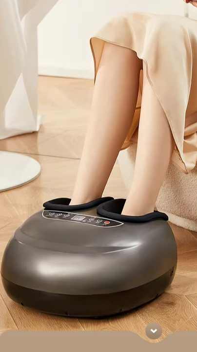 Healthcare Electric Foot Calf Massage Device Air Pressure Heat Vibrating  Kneading Shiatsu Foot Massager Machine