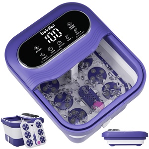 <span class=keywords><strong>LCD</strong></span>-Digitalanzeige Tragbares Faltbares Fußbad-Massagegerät mit Heizung, Blasenfunktion, Einstellbarer Zeitsteuerung und Abnehmbarer Massagefunktion - Product Image 6
