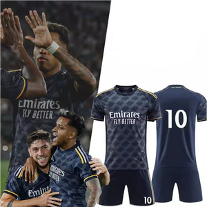 Maillot de football d'été léger et écologique avec impression par transfert thermique, uniforme de football respirant et à séchage rapide, coupe courte - Product Image 2