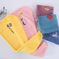 Turban à séchage rapide en microfibre pour femmes Serviette de séchage des cheveux Technique tricotée super absorbante antimicrobienne magique