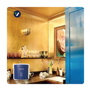 Vanlei JS-013 Pittura Murale Liquida Metallizzata Oro di Lusso a Base d'Acqua per Interni - Product Image 4