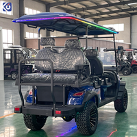 CAMP Promotion Chariot de golf électrique 6 places tout-terrain homologué pour la route Club Car