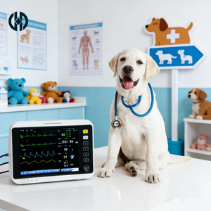 Moniteur patient vétérinaire avec connexion sans fil et système de contrôle centralisé pour une utilisation en milieu hospitalier vétérinaire à grande échelle - Product Image 1