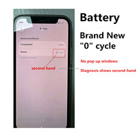 Batterie de téléphone portable neuve rechargeable 0 cycle, décodage sans diagnostic de bruit (NO pop), compatible avec les modèles 17, 16, 15, 14, 13