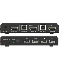 18Gbps HDMI स्विचर KVM 1 द्वारा 2