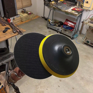 115毫米可定制聚氨酯抛光氧化铝OEM产品-钩环金刚石砂光垫125毫米磨盘 - Product Image 5