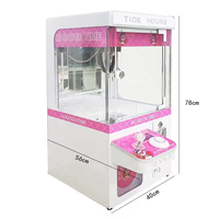 Kit de machine à griffes miniatures personnalisée en métal pour la vente en gros de machines à poupées, thème Banana Land Animation