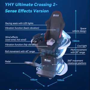 YHY Ultimate Crossing <span class=keywords><strong>2</strong></span> Sense Effects Version RED RAION Jeu VR <span class=keywords><strong>Cinema</strong></span> Motion Chair Roller coaster Simulator Game - Product Image 5