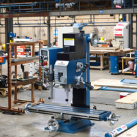 LBVM25V-Factory vente directe petite fraiseuse de forage vertical léger 220v MT3 cône de broche