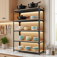 Système d'étagères de rangement OEM à 4 niveaux Fabricant d'étagères de rangement pour supermarchés à vendre Étagères de rangement en métal Arcgucak Shelving Factory